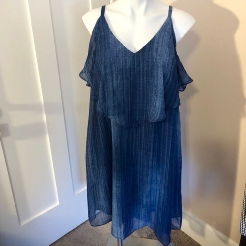 London Times Blue Dress